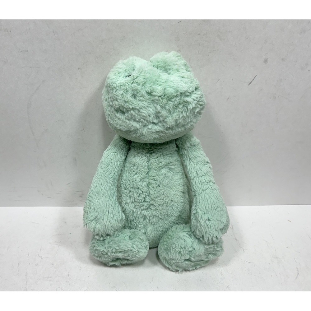 Rare Jellycat Bashful Mint Frog Medium Soft Toy Retired London